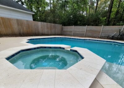 custom pool and spa