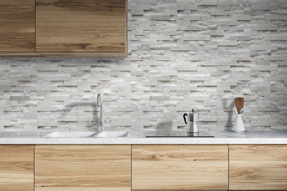Natural Stone Veneer: Marble <strong>Bianco Ibiza</strong>