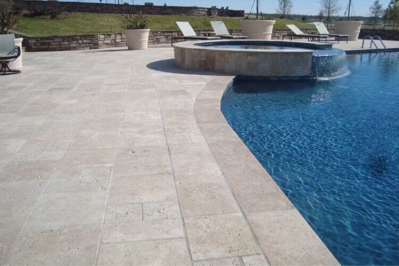 Natural Stone Paver: Travertine <strong>Walnut</strong>